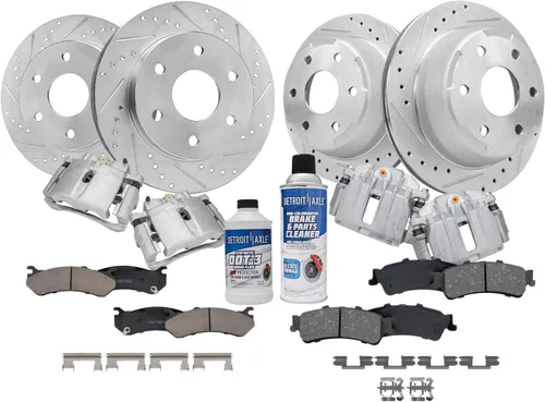 Vista 35 de Detroit Axle - Rotores de freno traseros para Toyota GR Supra BMW 230i 330e 330i 430i 530i 530i 530e 540d 540i xDrive X3 X4 Z4, rotores de freno