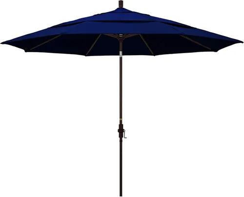 Vista 10 de California Umbrella 11' Rd Tahoe Series Aluminum Patio Umbrella Beige antiguo