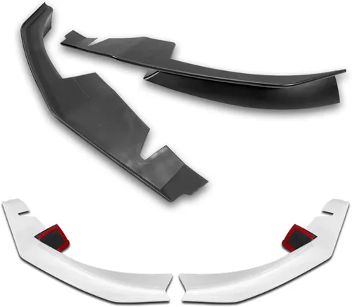 Vista 4 de Q1-TECH, borde de parachoques delantero compatible con Mazda RX-8 2004-2008, alerón de parachoques delantero, kit de divisor de cuerpo de mentón