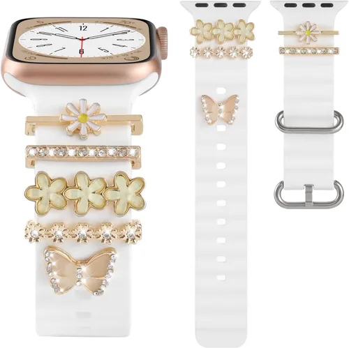 Vista 8 de Anillos decorativos compatibles con Apple Watch de 1.496 pulgadas, 1.575 pulgadas, 1.614 pulgadas, 1.654 pulgadas, 1.732 pulgadas, 1.772 pulgadas