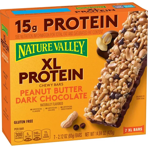 Vista 25 de Nature Valley, Barras de granola de almendras dulces y saladas, caja de 7.4 onzas (paquete de 4)
