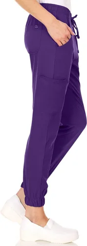 Vista 5 de Mini Marilyn Scrub Joggers de 4 vías con cintura elástica y cuatro bolsillos