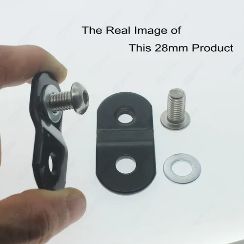 Vista 5 de Kit de elevación de tanque de gas de 28 mm para motocicletas Harley-Davidson de acero de repuesto (28 mm) 1 par