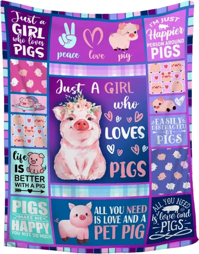 Vista 8 de Manta personalizada con cerdo, manta personalizada para envolver para niños, bebé/mascota - 30 x 40 pulgadas