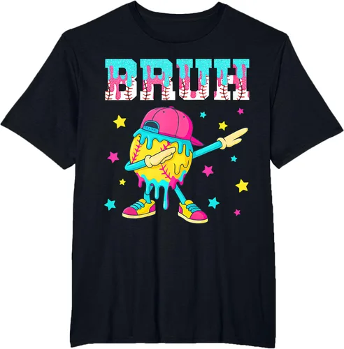 Vista 81 de Baseball Life Style 101 Apparel Youth Drip Baseball Boys Kid Camiseta