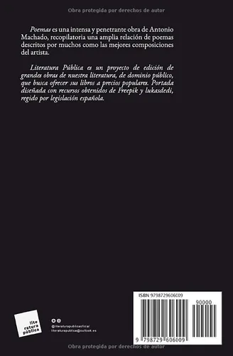 Vista 2 de Poemas Machado (Spanish Edition)