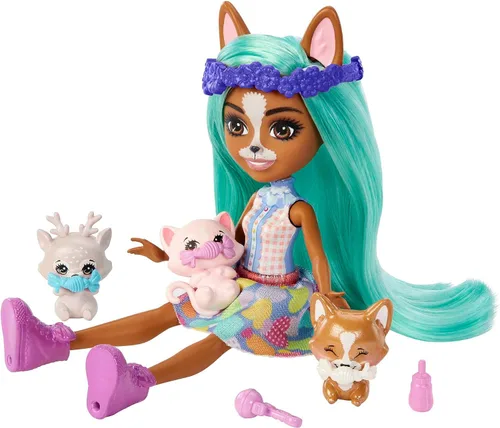 Vista 5 de Enchantimals HLK86 Baby, Best ENCHNTMLS DL RVL 3, multicolor