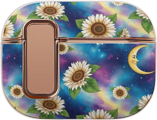Vista 8 de Funda de plástico compatible con Airpods Pro 2, hongos de puntos rojos, piel protectora con bloqueo