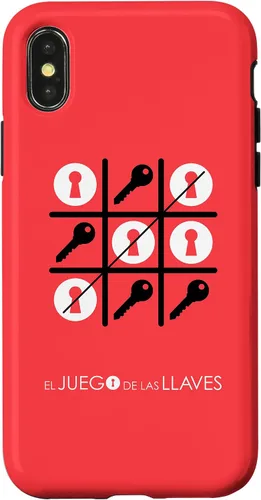 Vista 4 de Funda para iPhone 14 El Juego de las Llaves - Rojo