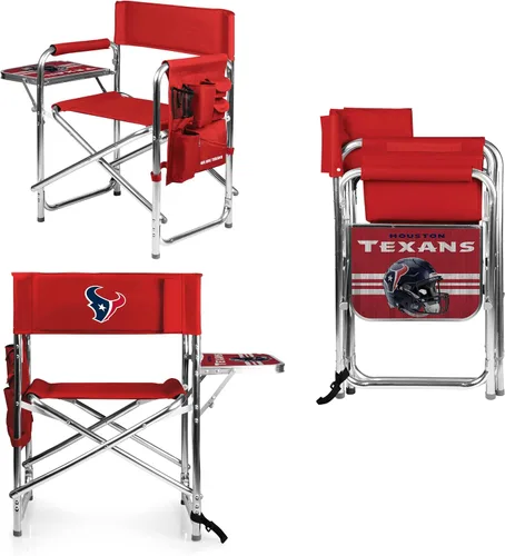 Vista 28 de Picnic TIME NFL Unisex-Adult NFL Sports Chair with Side Table, Beach Chair, Camp Chair for Adults