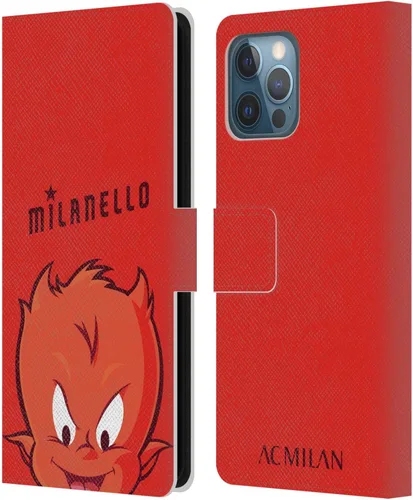 Vista 81 de Head Case Designs Officially Licensed AC Milan Dream Big Children Leather Wallet Case Compatible with Apple iPhone 11