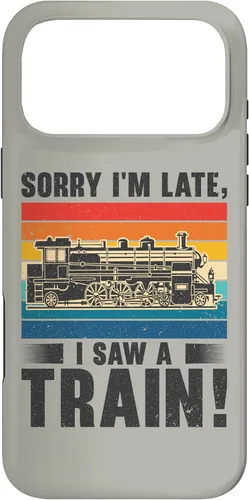 Vista 22 de Funda para iPhone 13 Pro Max Train Railroad Locomotora de tren de vapor para motor Trainspotting