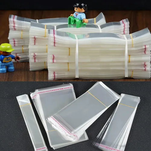 Vista 7 de 100 bolsas de violonchelo transparentes de 1 x 6 pulgadas, 2 mil de grosor, resistentes a la humedad, perfectas para joyas, regalos, aperitivos 100ct