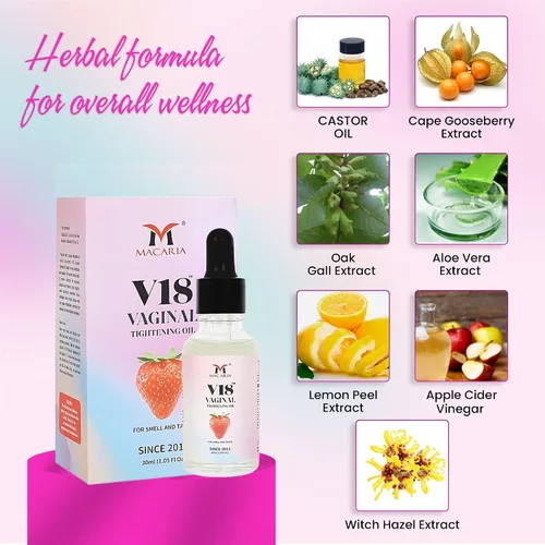 Vista 6 de V18 Vaginial Vaginal Apriete Aceite para Vagina Instantáneamente - Cuidado Femenino para Yoni Apriete Yoni Apriete para Mujeres