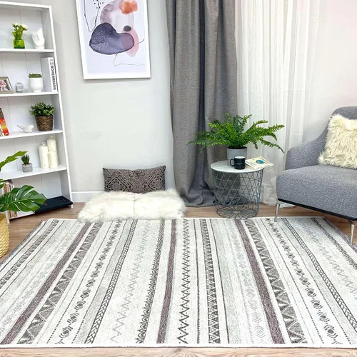 Vista 29 de Alfa Rich 5x8 Alfombras lavables de oro ámbar para sala de estar, dormitorio, cocina, de algodón, aptas para mascotas