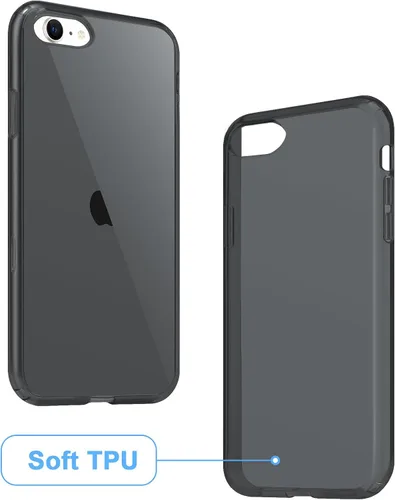 Vista 5 de JJGoo Funda compatible con iPhone SE 2022/2020, compatible con iPhone 7 8, transparente, suave, transparente, a prueba de golpes, delgada, delgada