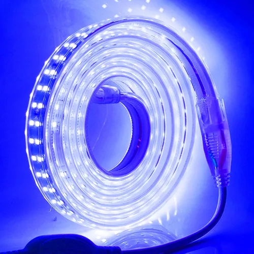 Vista 15 de SUYOOULIN Tira de luces LED, 3.3 pies/3.3 ft súper brillante 4000 lúmenes, 2835 180 LEDs/S/M tiras de luz LED, alto voltaje AC110V-130V Waterpoof