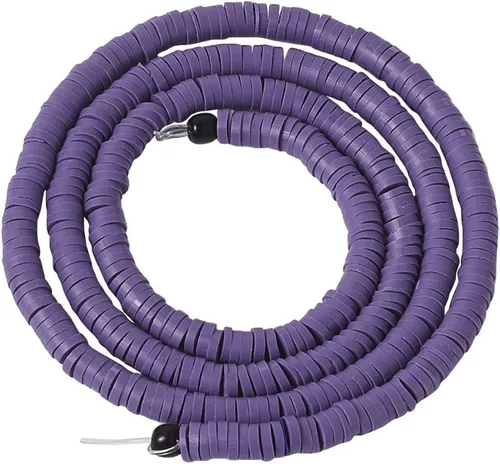 Vista 44 de Cheriswelry Kit de fabricación de pulseras de bricolaje con 7280 piezas de 30 colores de 0.236 in de disco plano redondo de arcilla polimérica