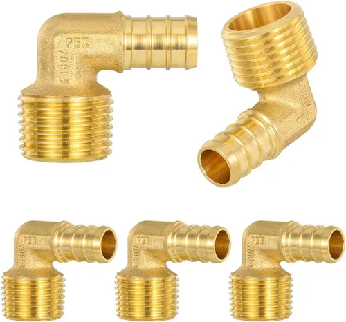 Vista 20 de Paquete de 2 adaptadores hembra Pex X 1 pulgada FIP de 1 pulgada, tubo Pex de 1 pulgada a rosca hembra NPT de 1 pulgada, puerto completo, sin plomo