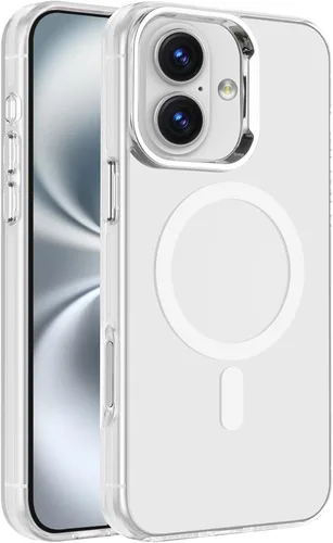 Vista 61 de S. Tedazo Funda magnética para iPhone 7/8 Plus (5.5 pulgadas) compatible con MagSafe, [no amarillenta] delgada, a prueba de golpes, funda para Negro