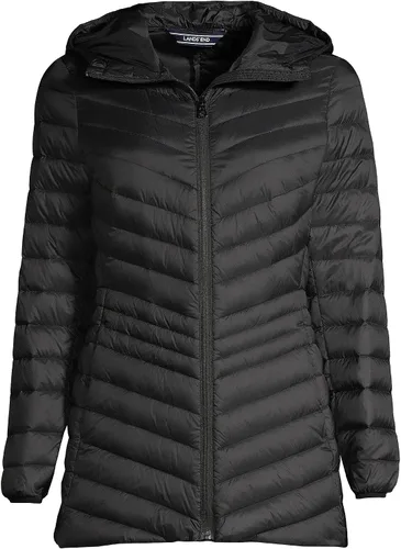 Vista 3 de Lands' End Chaqueta de plumón ultraligera y plegable para mujer