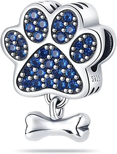 Vista 34 de Dijes de plata de ley 925 para pulseras, collares, colgante con circonitas cúbicas 5A dije charm para mujeres joyería DIY