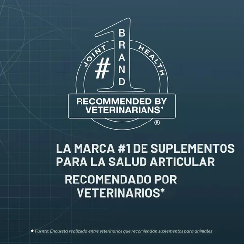 Vista 2 de Nutramax Dasuquin Suplemento para articulaciones para perros grandes, tabletas masticables, 150