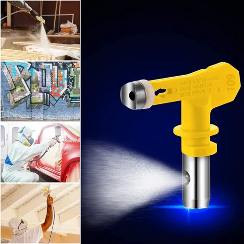 Vista 4 de Puntas de pulverización reversibles sin aire para pulverizador de pintura sin aire (109)