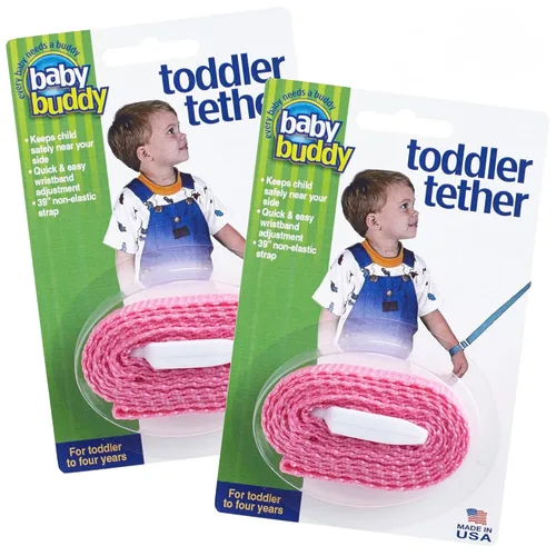 Vista 11 de Arnés con correa de seguridad para niños pequeños de Baby Buddy, con correa de sujeción, Total 1, Negro