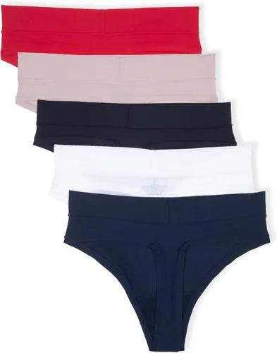 Vista 2 de Tommy Hilfiger Tanga para mujer, paquete de 5