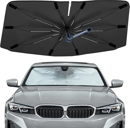 Vista 81 de Sombrilla Parasol para Parabrisas para Mazda 3 2014-2026, Parasol Plegable para Coche para Ventana Delantera, Visera Protectora Solar Altamente