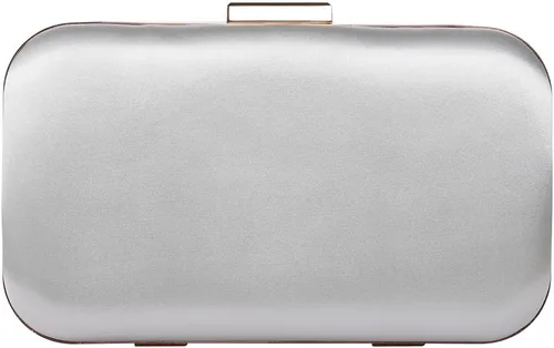 Vista 4 de Mulian LilY Bolso de mano plisado de satén para mujer, bolso de mano de novia para boda, fiesta de graduación