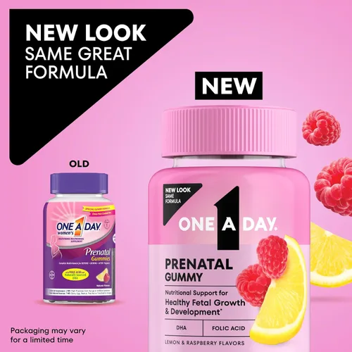 Vista 2 de One a Day Gomitas prenatales para mujer, 1, 1