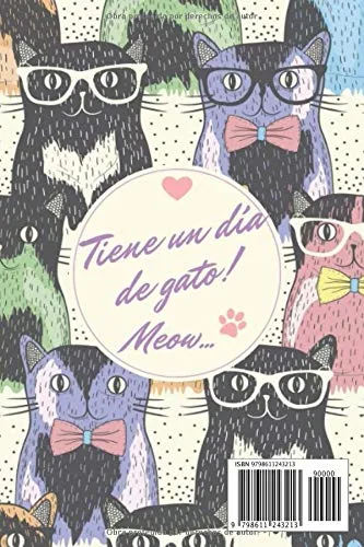 Vista 2 de Tiene Un Día De Gato!! Meow Este cuaderno es perfecto para todos los amantes de los gatos apasionados de los gatos, gatitos o mascotas en general