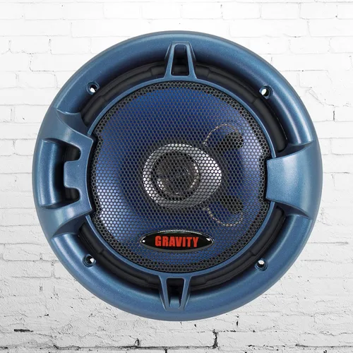 Vista 2 de Gravity GR-1686H - Altavoces coaxiales de audio para automóvil de 6.5 pulgadas, 460 W por par/230 W cada uno, serie Pro de rango completo, par