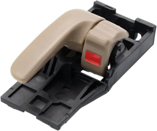Vista 4 de TRQ Manija de puerta interior delantera izquierda color marrón roble compatible con Toyota Tundra 2000-2006
