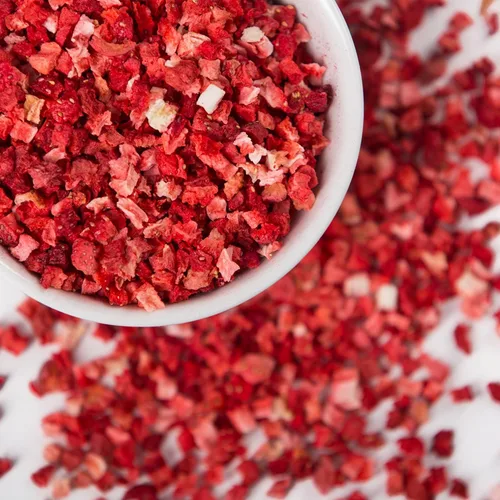 Vista 7 de Super Garden Piezas de fresa y frambuesa liofilizadas, sabrosas y nutritivas trozos de fresa y frambuesa liofilizadas, sin gluten, conservantes ni