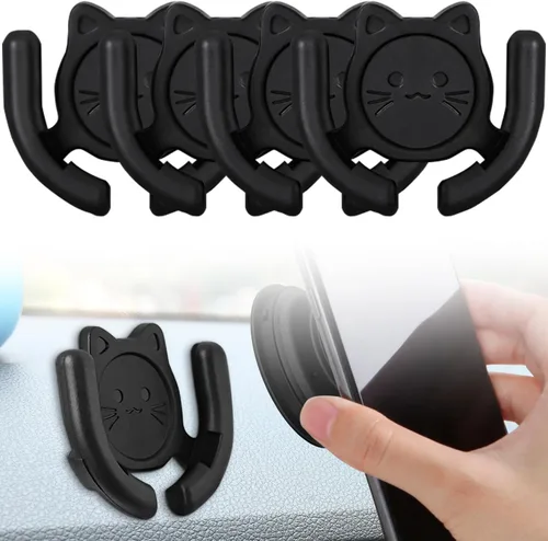 Vista 10 de Soporte multisuperficie para automóvil, paquete de 2 unidades compatible con soportes Popsocket, accesorios de soporte de dispositivos manos libres