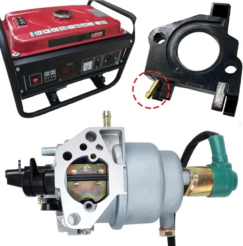 Vista 2 de Carburador generador apto para generador Honda EB5000X EB6500X EB3500 EW171 - Pieza de repuesto 16100-Z5F-F01 16100-ZE3-F12 16100-ZE3-704 - Kit