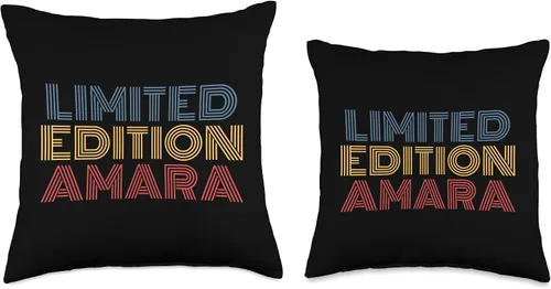 Vista 3 de Amara Limited Editon Personalized Name funny Throw Pillow