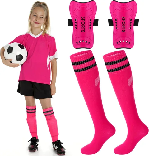Vista 23 de Syhood - Espinilleras y calcetines de fútbol para niños pequeños y jóvenes, almohadillas protectoras ligeras para espinillas para niños de 3-5