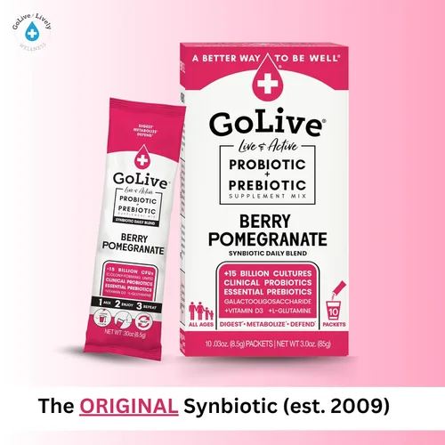 Vista 2 de Golive Suplemento mezcla de probióticos y prebióticos