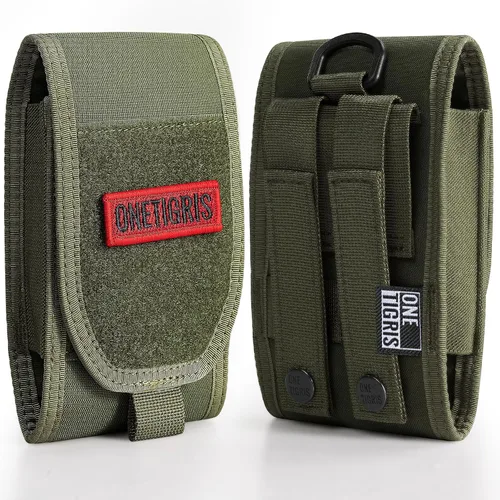Vista 6 de OneTigris - Bolsillo grande para smartphone de 5.5 pulgadas con funda Otterbox o Survivor