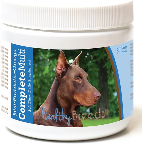 Vista 351 de Healthy Breeds Affenpinscher todo en uno multivitamínico suave masticable 60