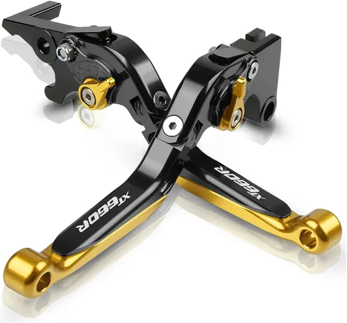Vista 18 de Para Yamaha XT660R XT660 R 2014 2015 2016 2004-2017 Accesorios de motocicleta motocicleta ajustable extensible freno embrague palancas