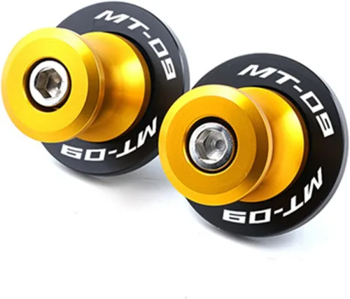 Vista 10 de Carretes de basculante de aluminio CNC de 0.236 in para motocicleta, tornillos deslizantes para Yamaha MT09 MT-09 FZ09 2013-2022 deslizadores