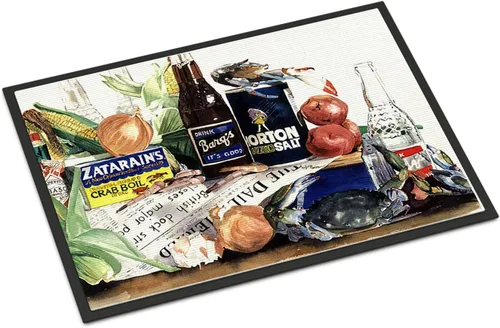 Vista 50 de Caroline's Treasures 1006MAT Pass Bait Shop - Felpudo de 18 x 27 pulgadas, para interiores y exteriores, para entrada, antideslizante, lavable