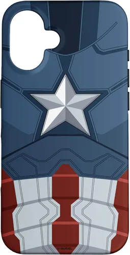 Vista 32 de Marvel Funda de uniforme para iPhone 17 de Captain America Steve Rogers