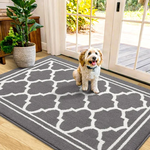 Vista 52 de Buganda Alfombra para Puerta Interior, Tapete Resistente a la Suciedad y Absorbente, Antideslizante, Alfombras de Perfil Bajo para Entrada