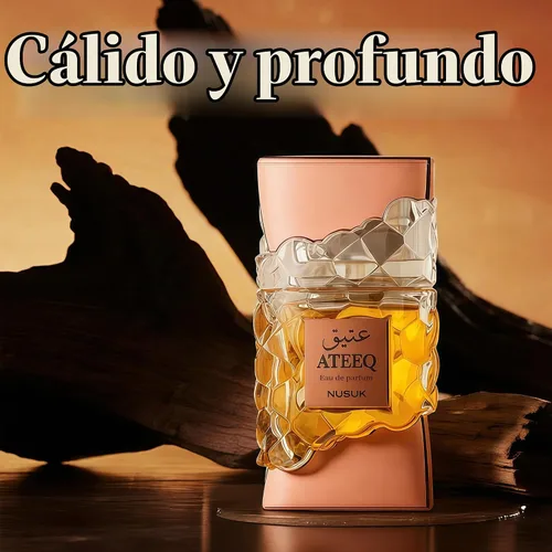 Vista 3 de AFLUXE Ateeq Cologne de Lujo para Hombre - Elixir Aromático de Lavanda y Oud - 100 ml Eau de Parfum - De Larga Duración - Versátil - Firma Élite